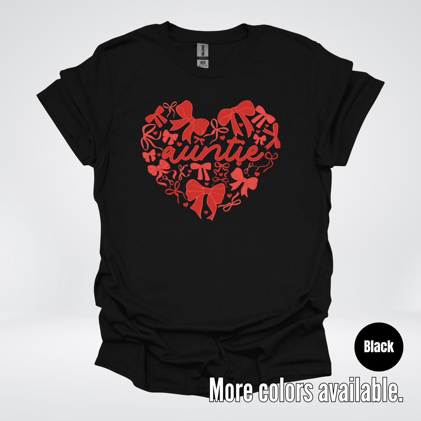 Auntie Red Bow Coquette T-Shirt