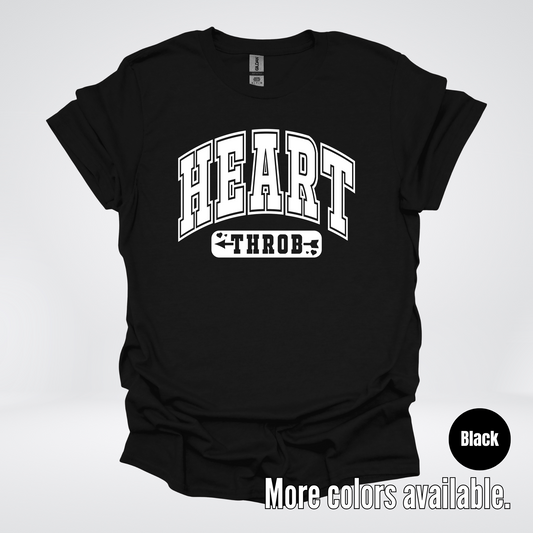 Heart Throb - White Design - T-Shirt