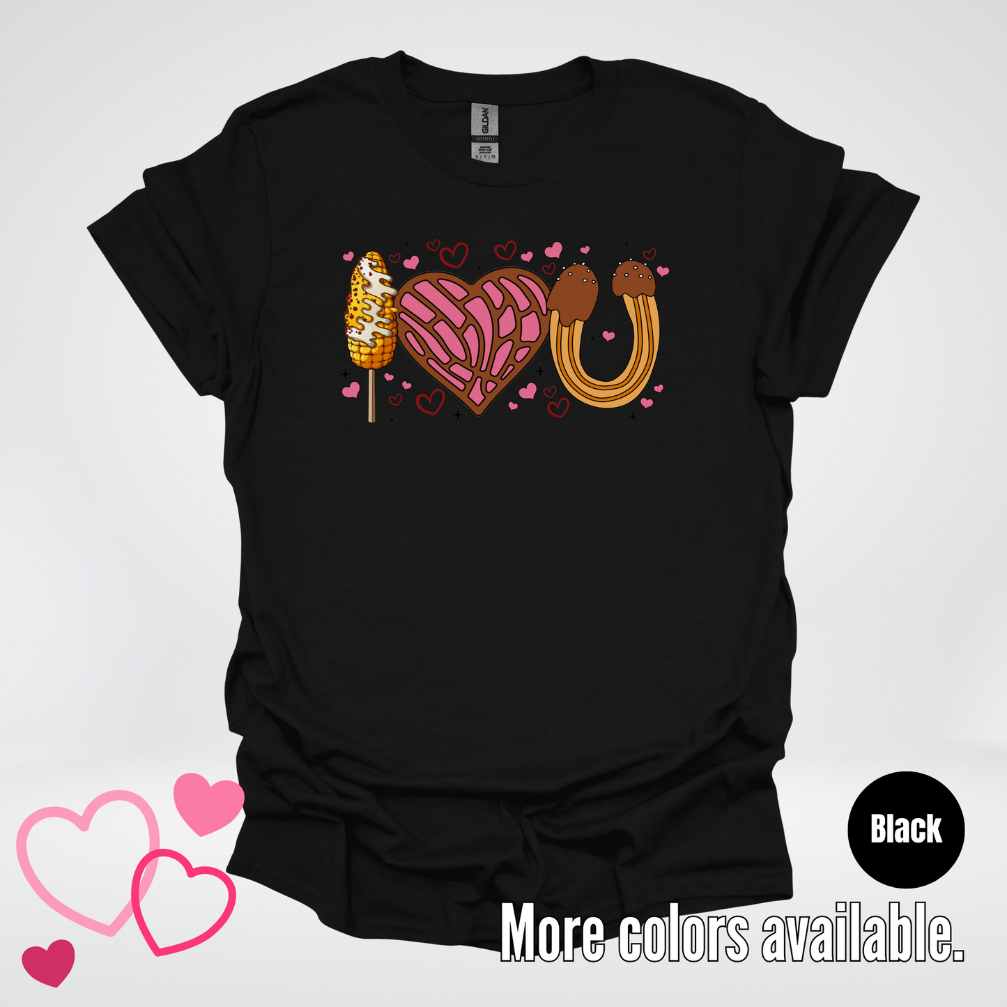 I Love You Elote Concha Churro T-Shirt