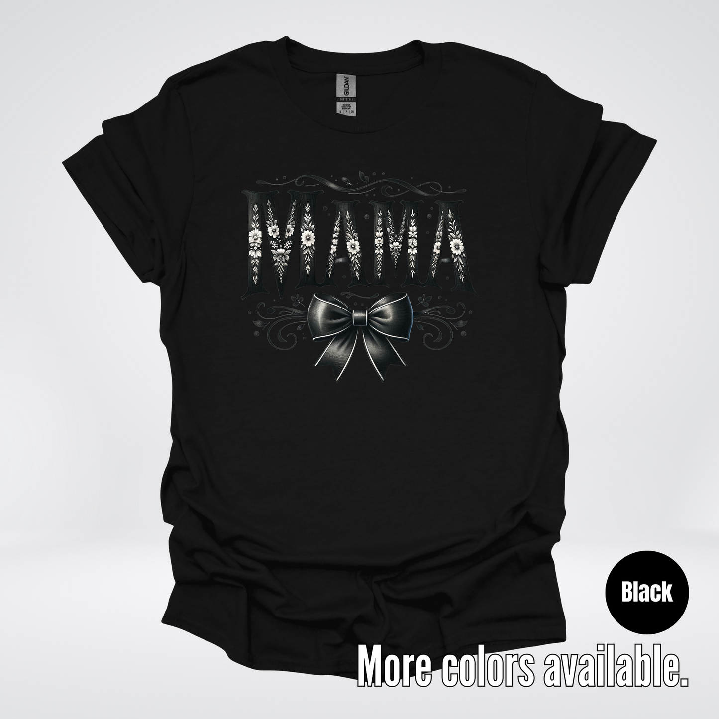 Mama Black & White Coquette T-Shirt