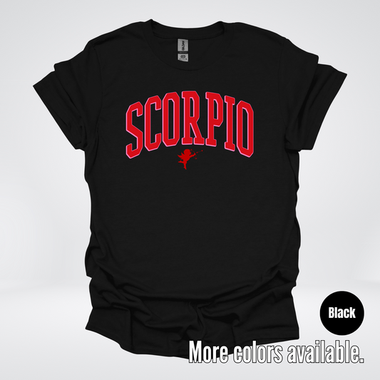 Scorpio Valentines Day Varsity T-Shirt