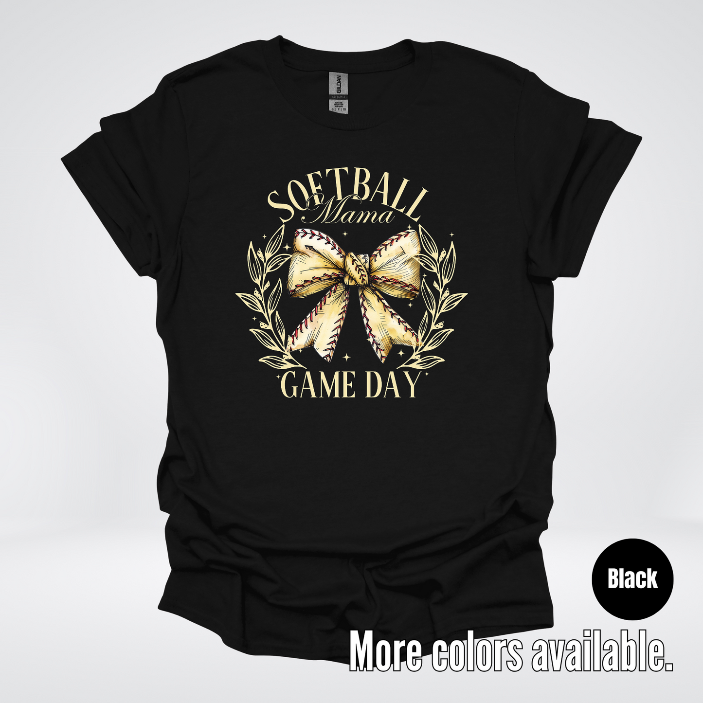 Softball Mama Game Day Coquette T-Shirt