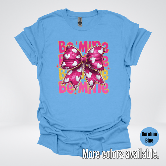 Be Mine Coquette Pink & Gold T-Shirt