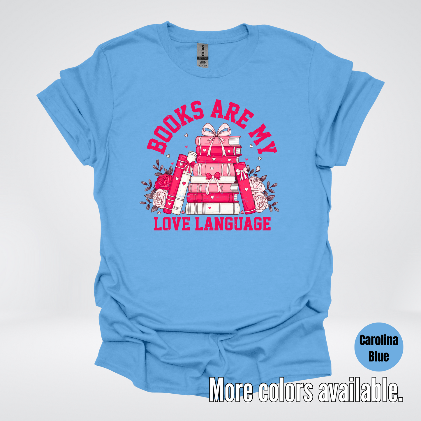 Books Are My Love Language Coquette T-Shirt