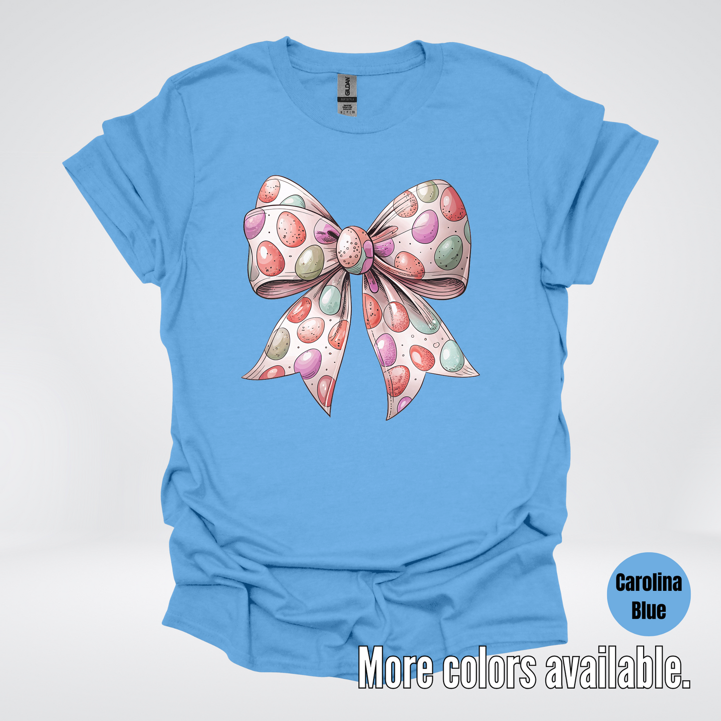 Easter Eggs Coquette Bow T-Shirt