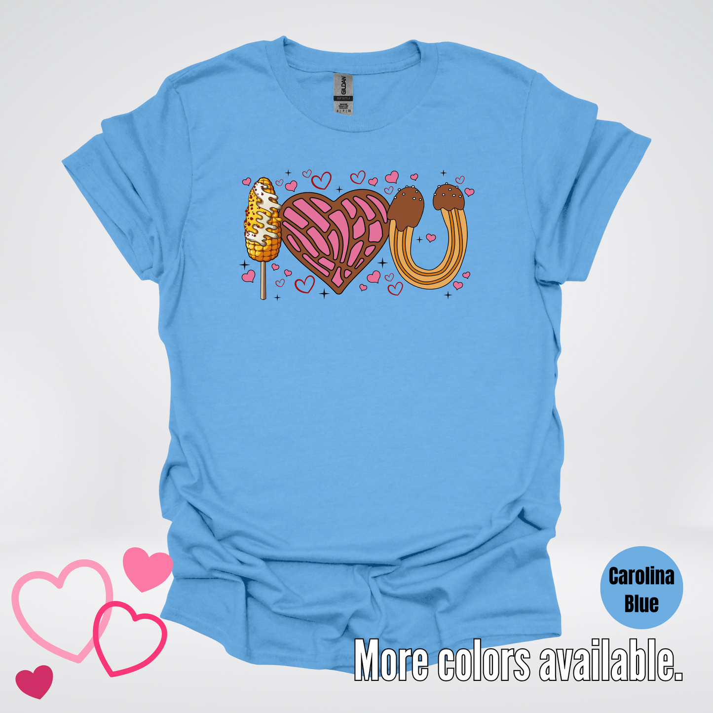I Love You Elote Concha Churro T-Shirt