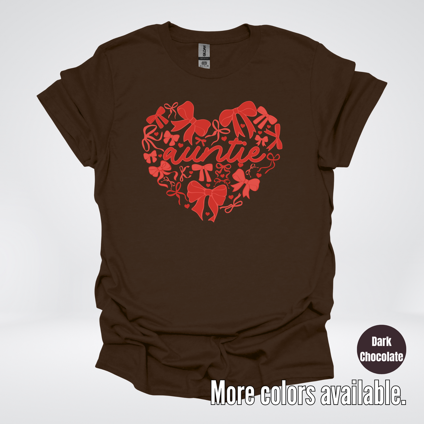 Auntie Red Bow Coquette T-Shirt