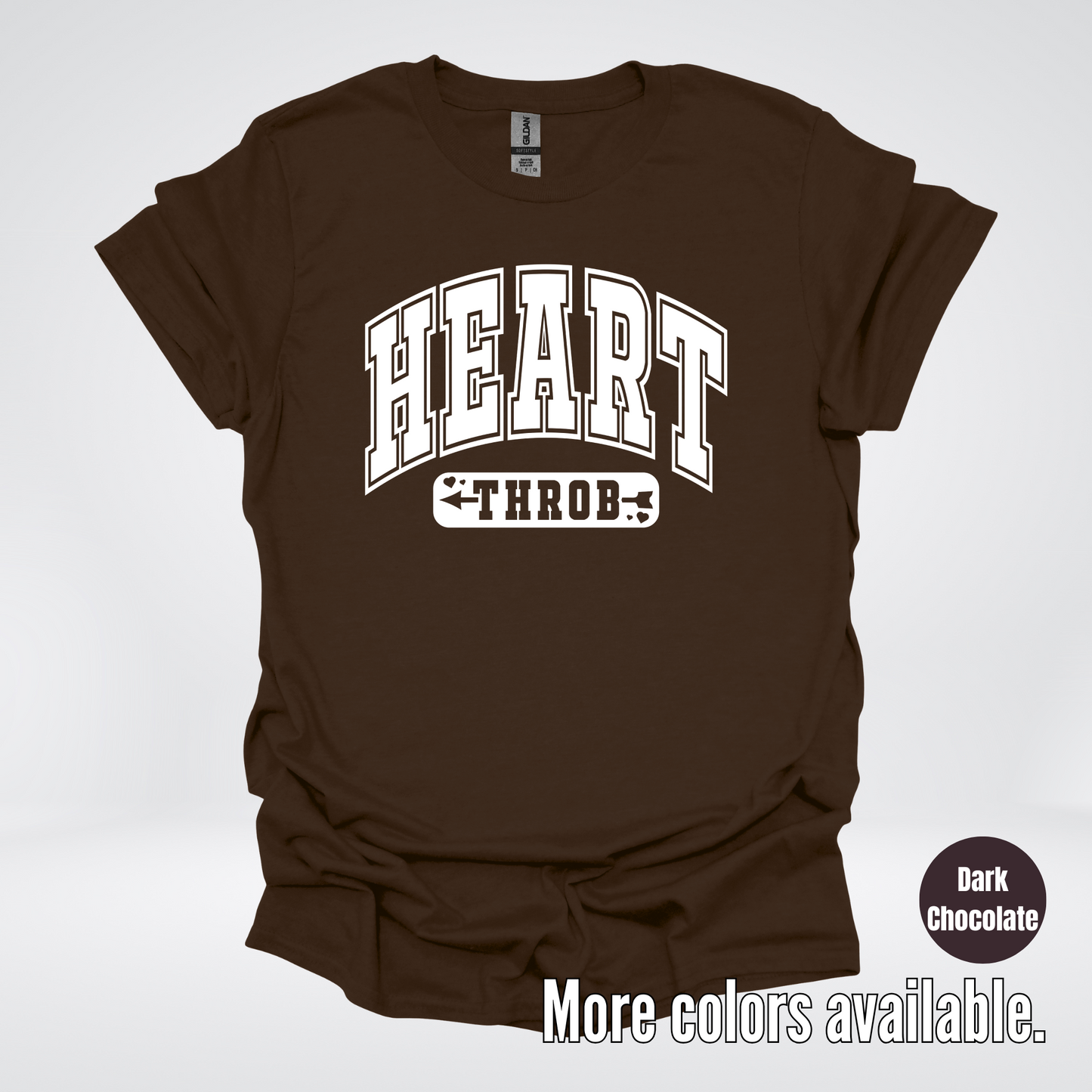 Heart Throb - White Design - T-Shirt