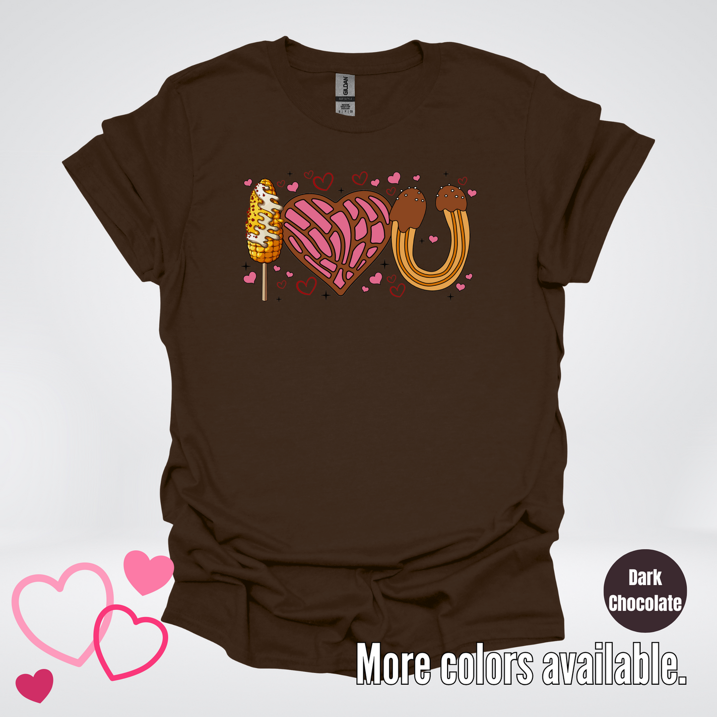 I Love You Elote Concha Churro T-Shirt