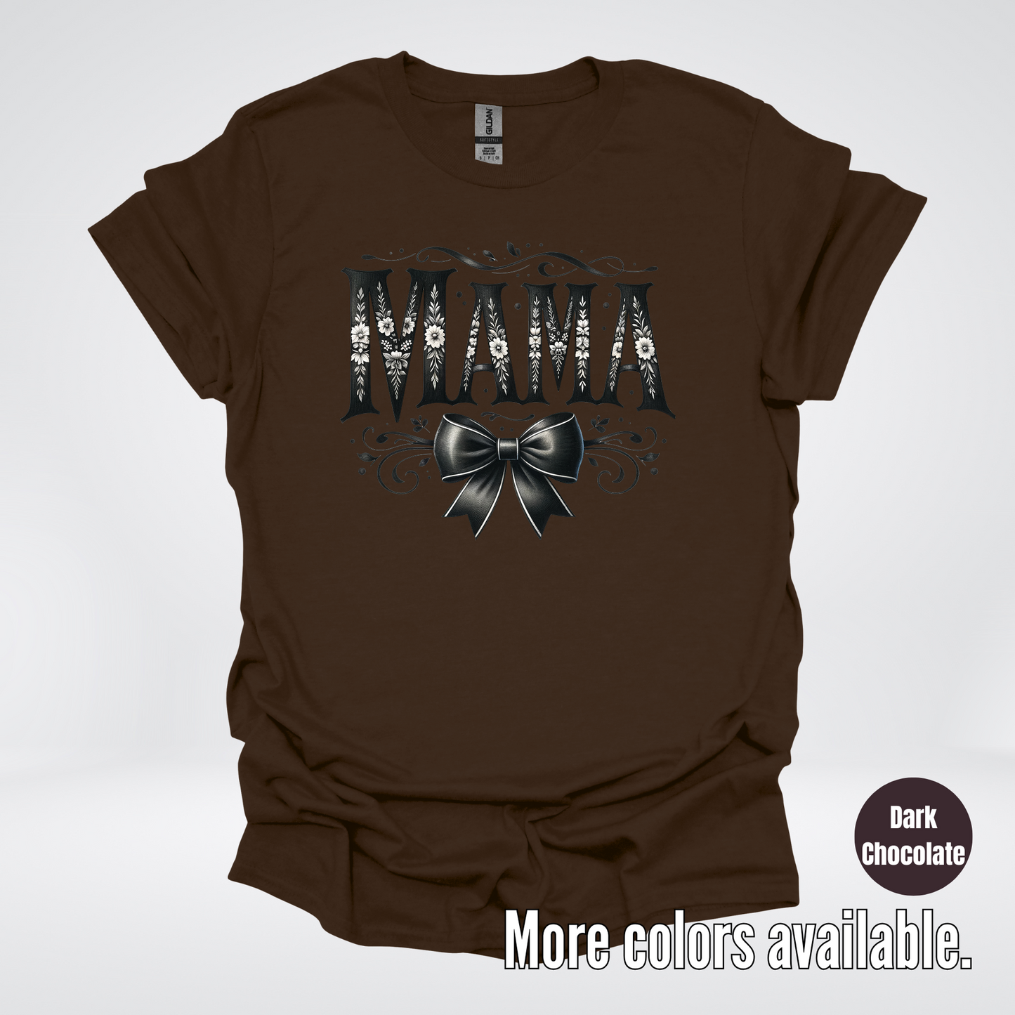 Mama Black & White Coquette T-Shirt
