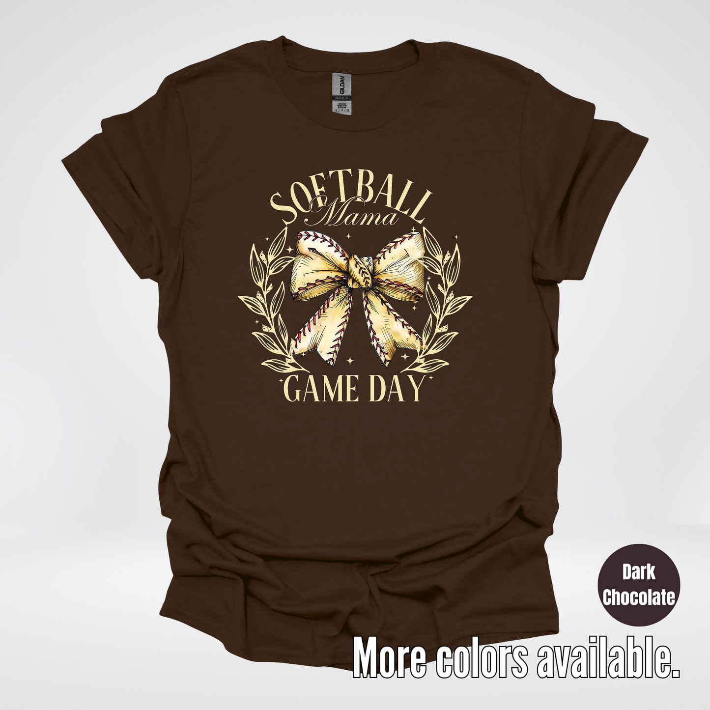 Softball Mama Game Day Coquette T-Shirt