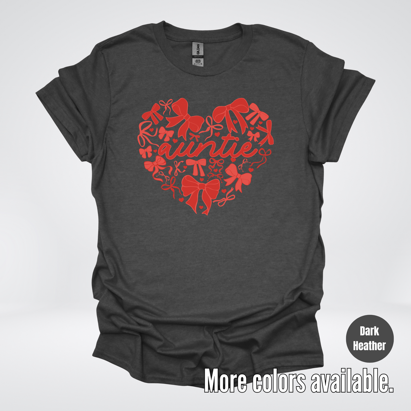 Auntie Red Bow Coquette T-Shirt