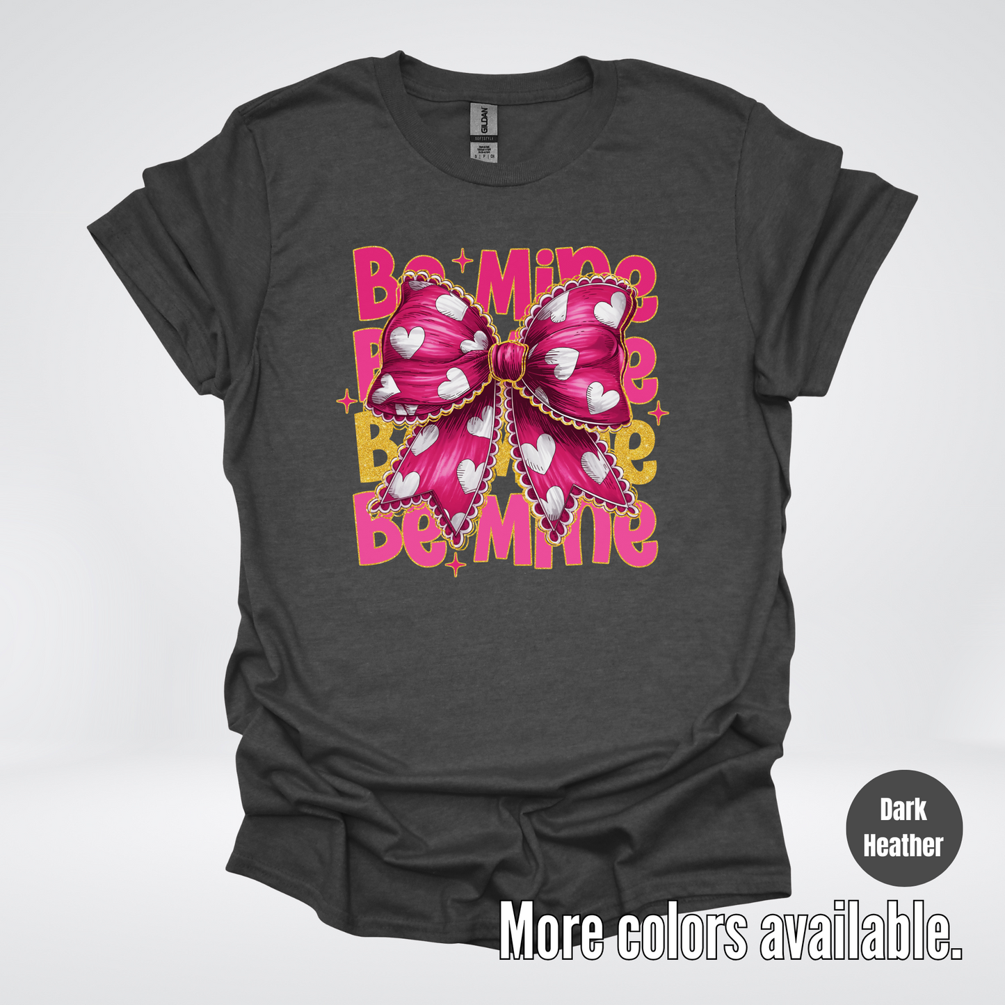 Be Mine Coquette Pink & Gold T-Shirt