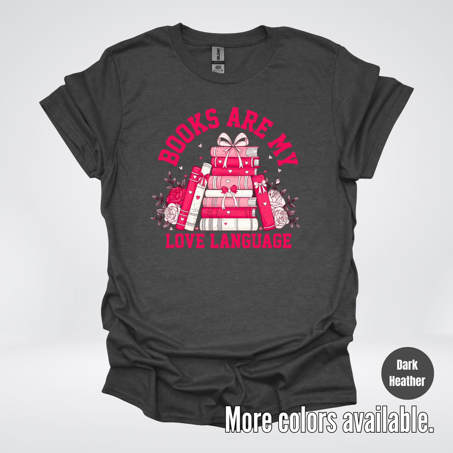 Books Are My Love Language Coquette T-Shirt