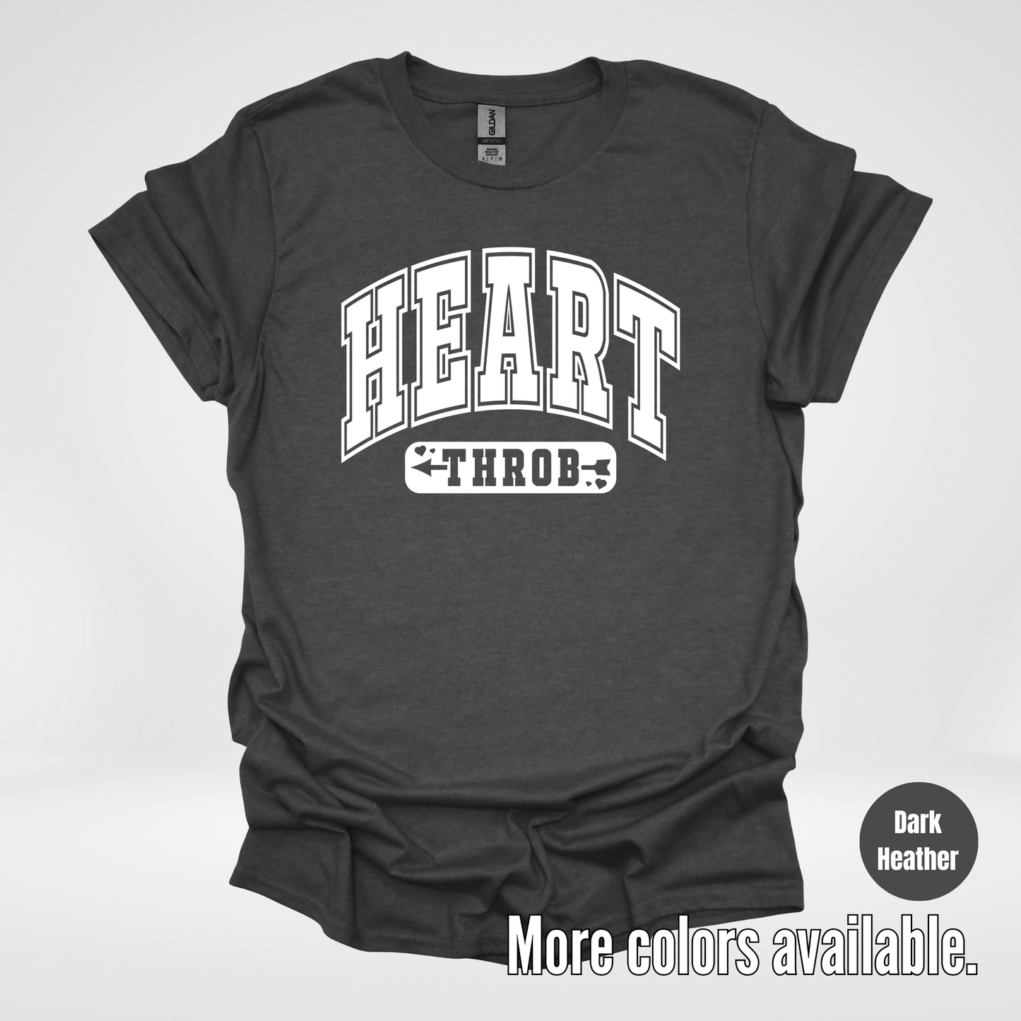Heart Throb - White Design - T-Shirt
