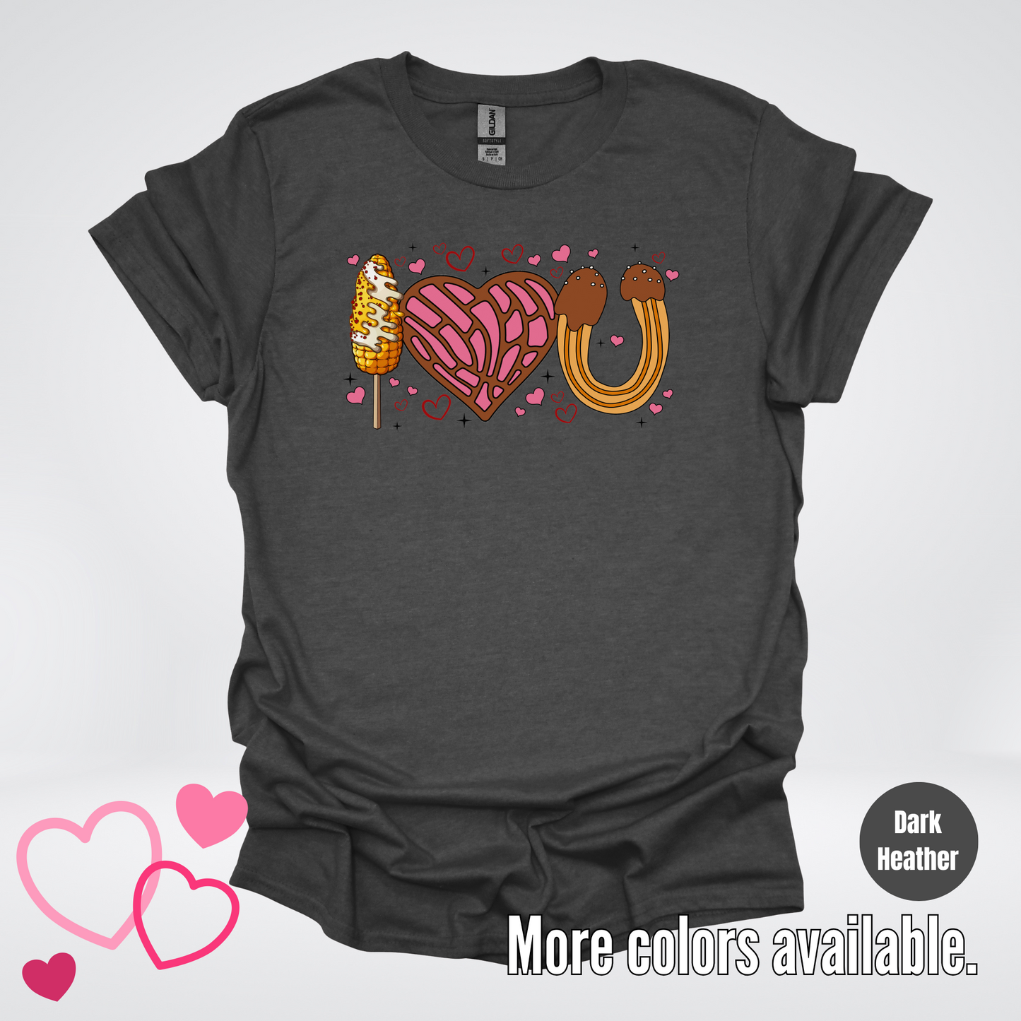 I Love You Elote Concha Churro T-Shirt