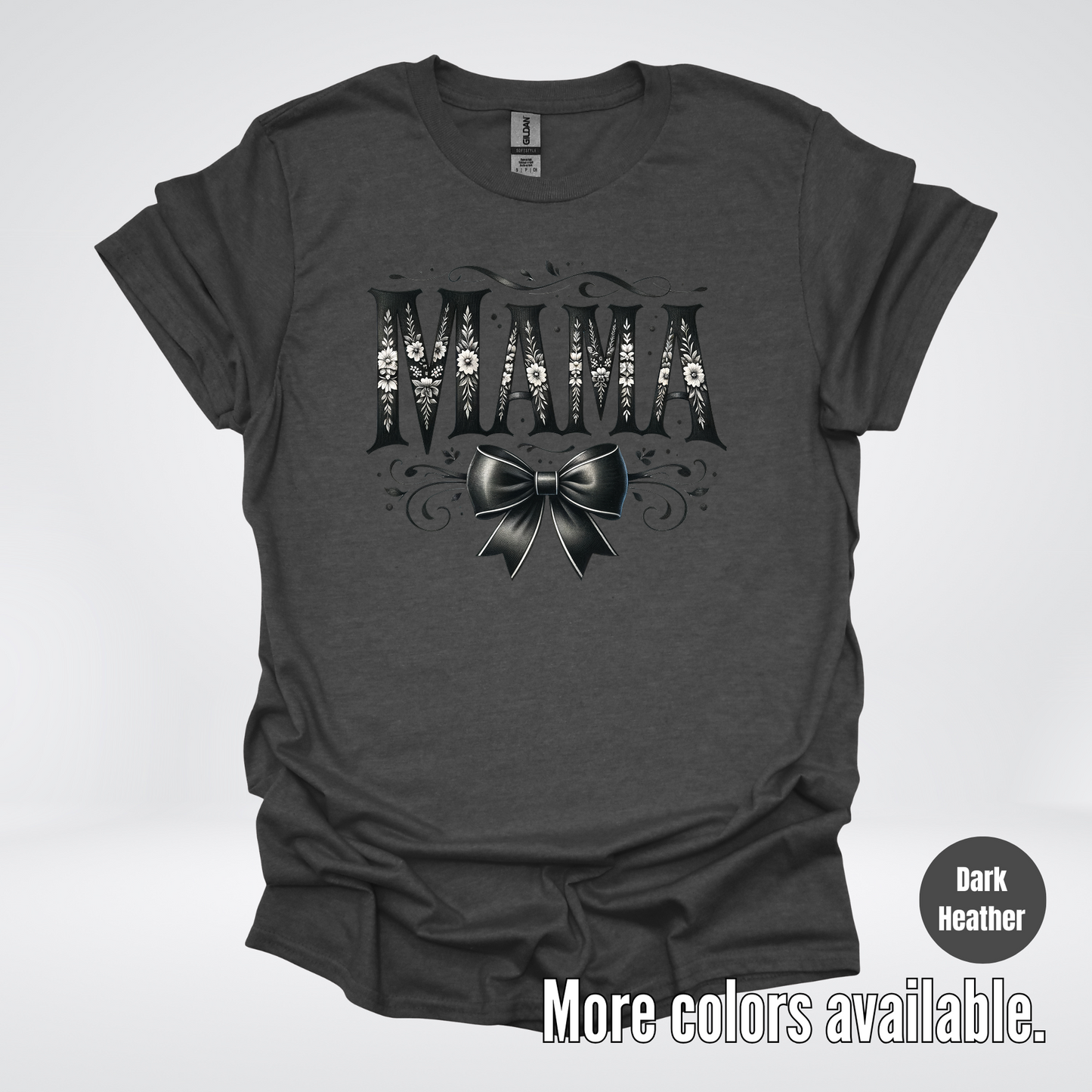 Mama Black & White Coquette T-Shirt