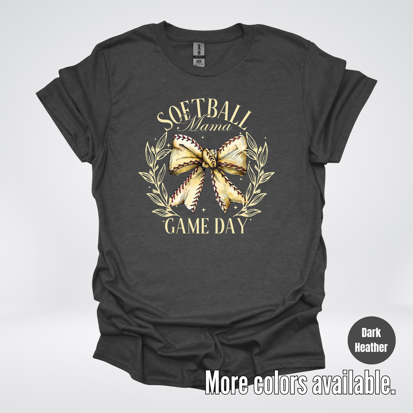 Softball Mama Game Day Coquette T-Shirt