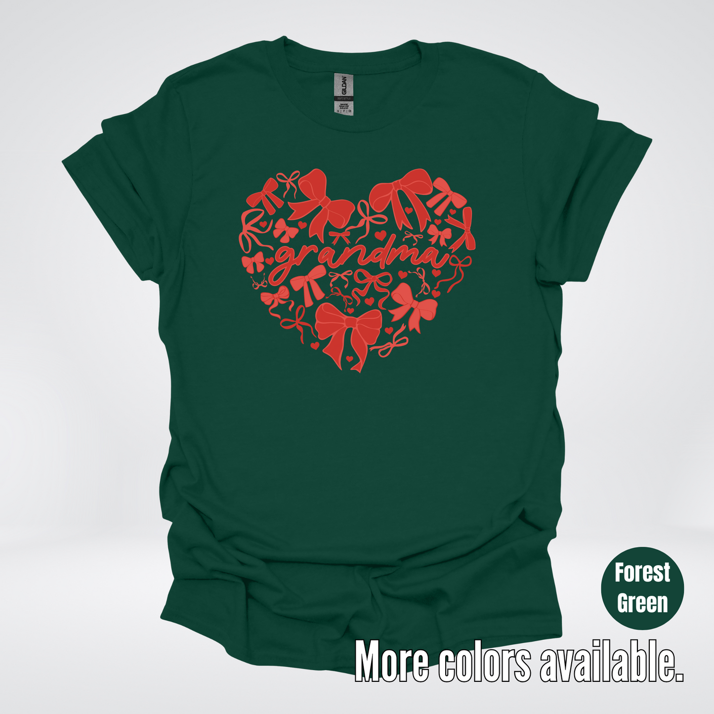Grandma Red Bow Coquette T-Shirt