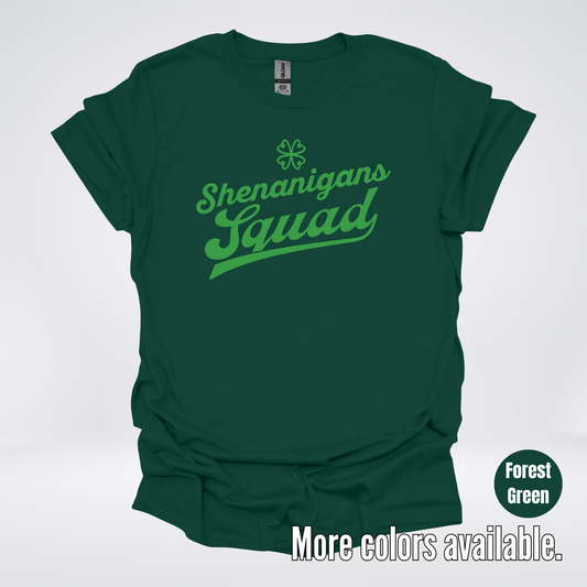 Shenanigans Squad - Green Design - St. Patrick's Day T-Shirt