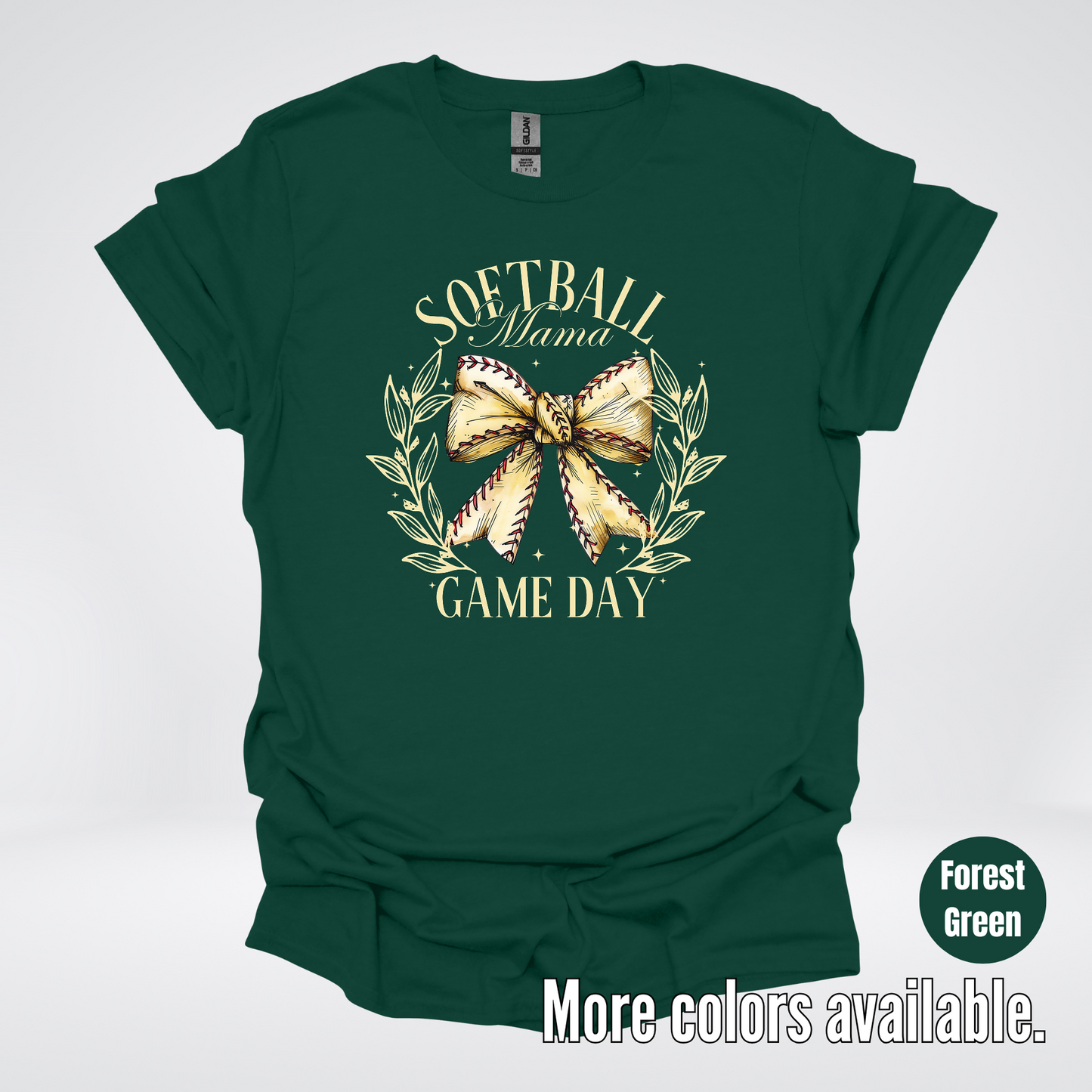 Softball Mama Game Day Coquette T-Shirt