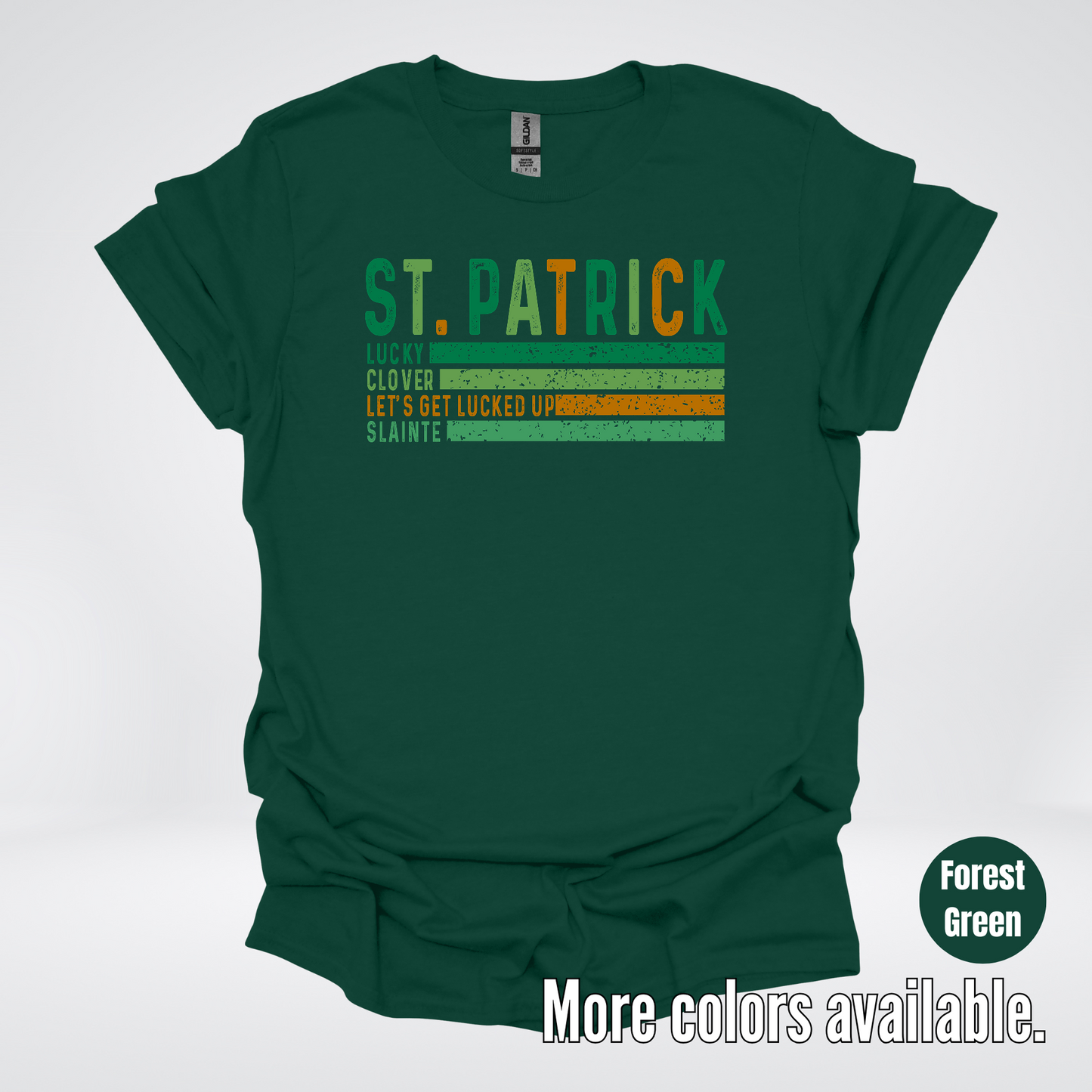 St. Patrick's Lucky Clover Let's Get Lucked Up Slainte St. Patrick's Day T-Shirt