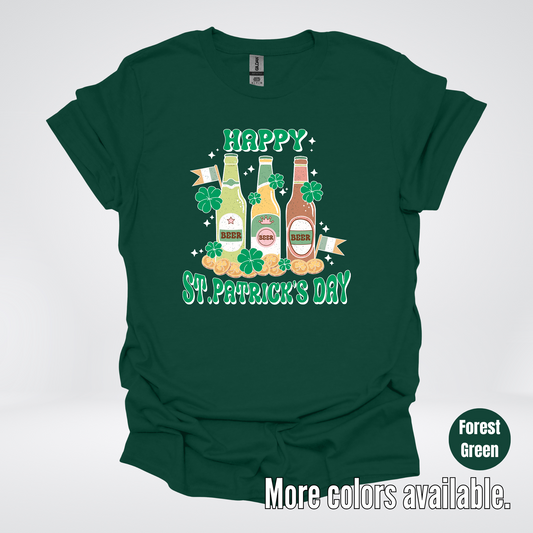 Three Bottles Saint Patrick's Day T-Shirt