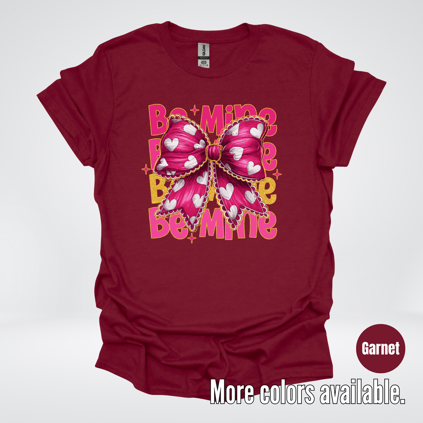 Be Mine Coquette Pink & Gold T-Shirt