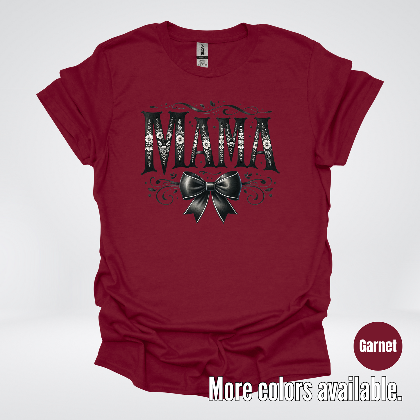 Mama Black & White Coquette T-Shirt