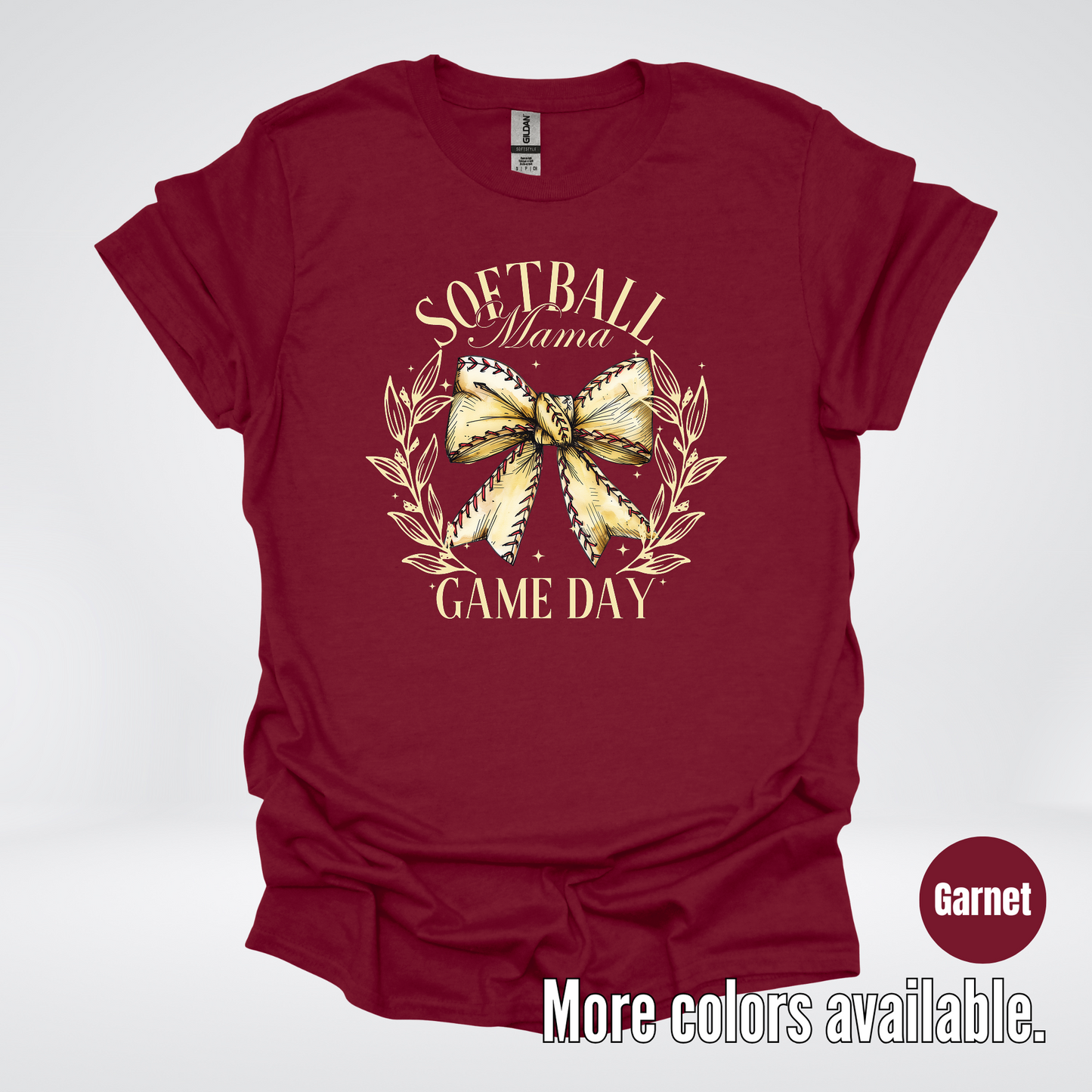 Softball Mama Game Day Coquette T-Shirt