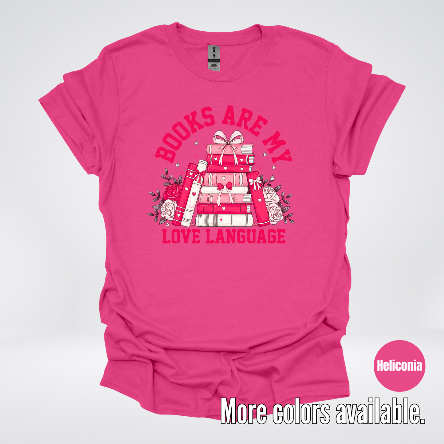 Books Are My Love Language Coquette T-Shirt