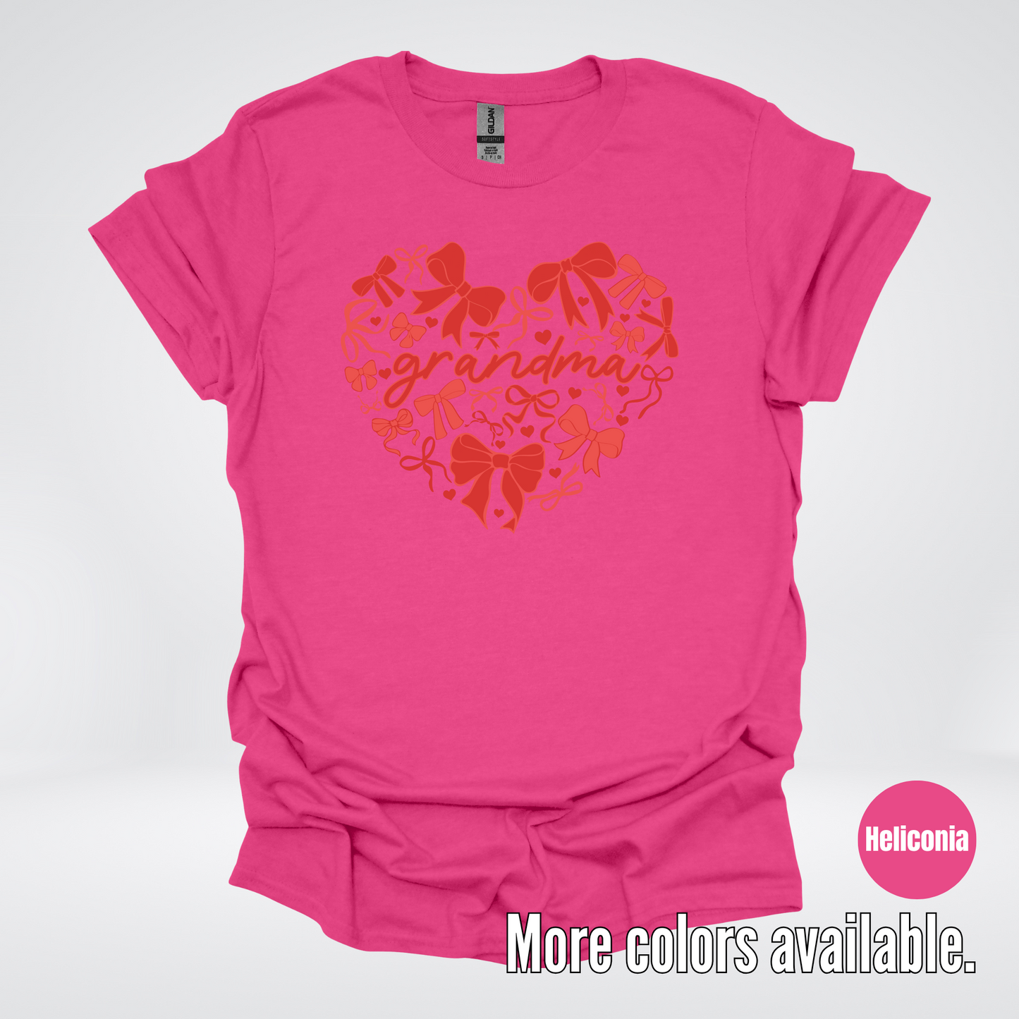 Grandma Red Bow Coquette T-Shirt