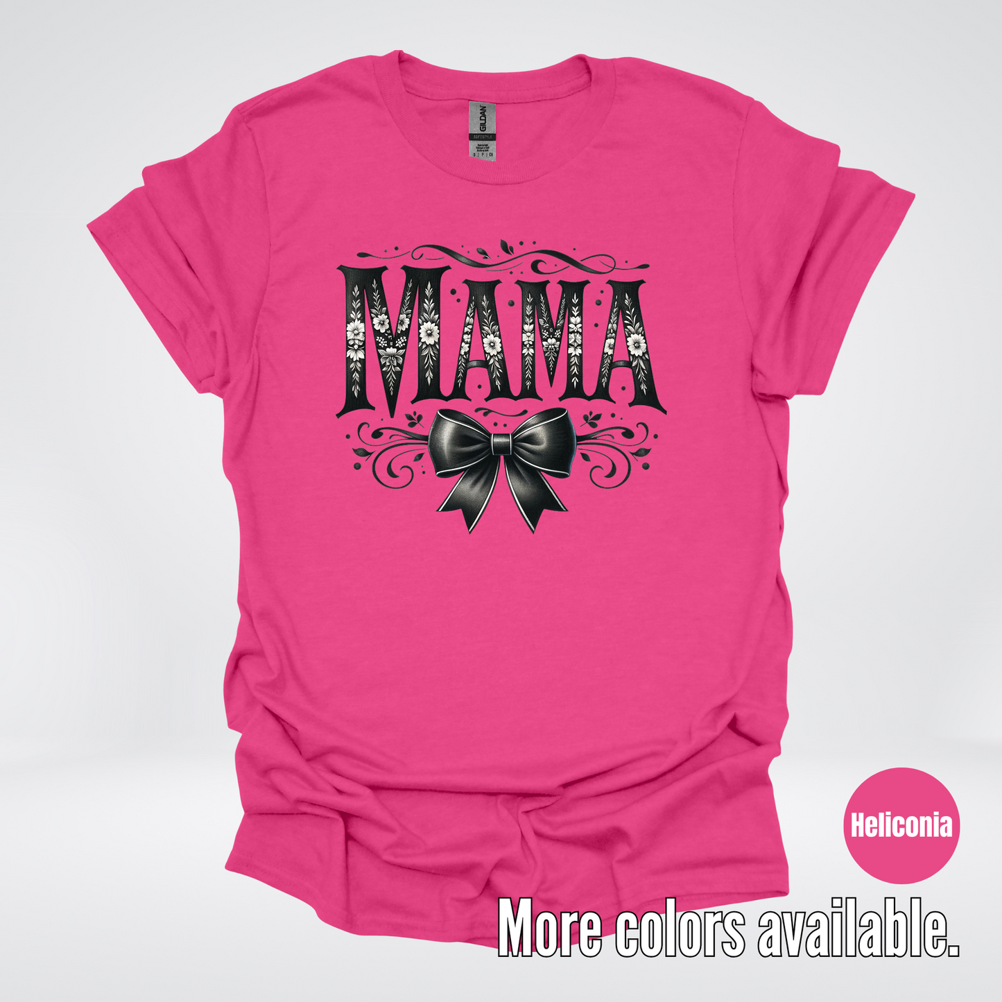 Mama Black & White Coquette T-Shirt
