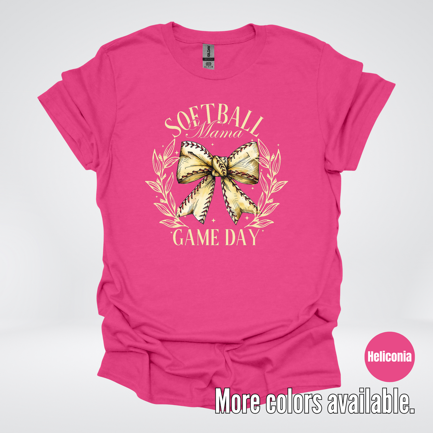 Softball Mama Game Day Coquette T-Shirt