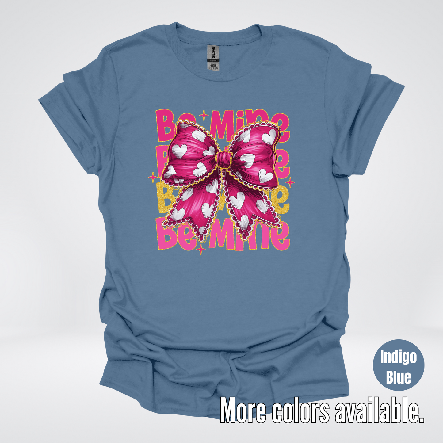 Be Mine Coquette Pink & Gold T-Shirt