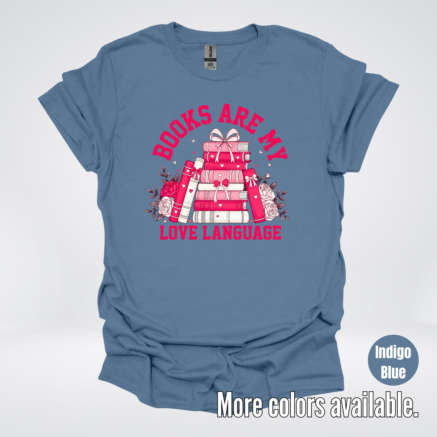 Books Are My Love Language Coquette T-Shirt