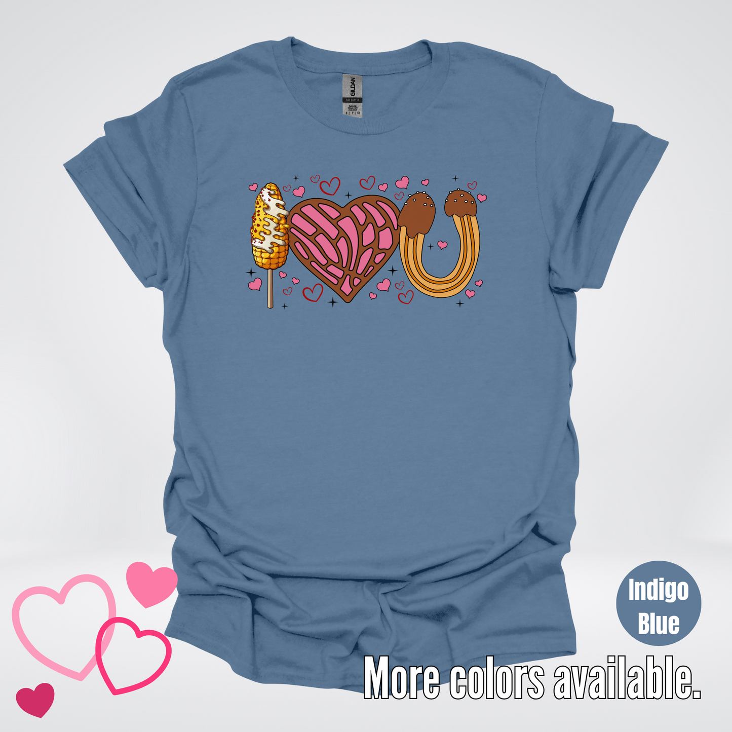 I Love You Elote Concha Churro T-Shirt