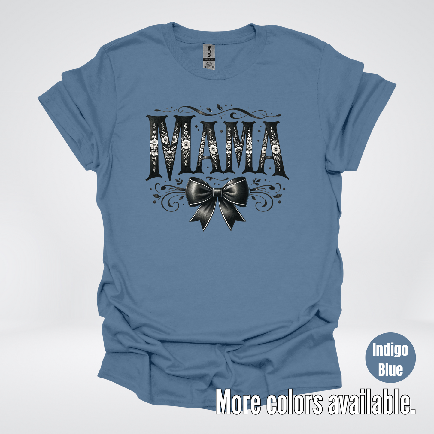 Mama Black & White Coquette T-Shirt