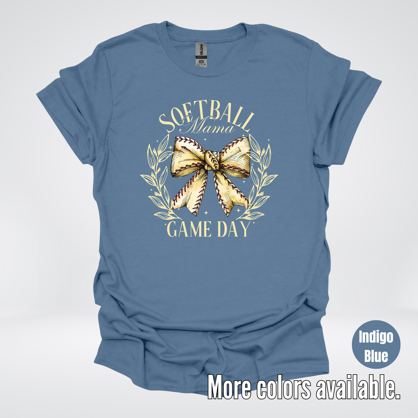 Softball Mama Game Day Coquette T-Shirt