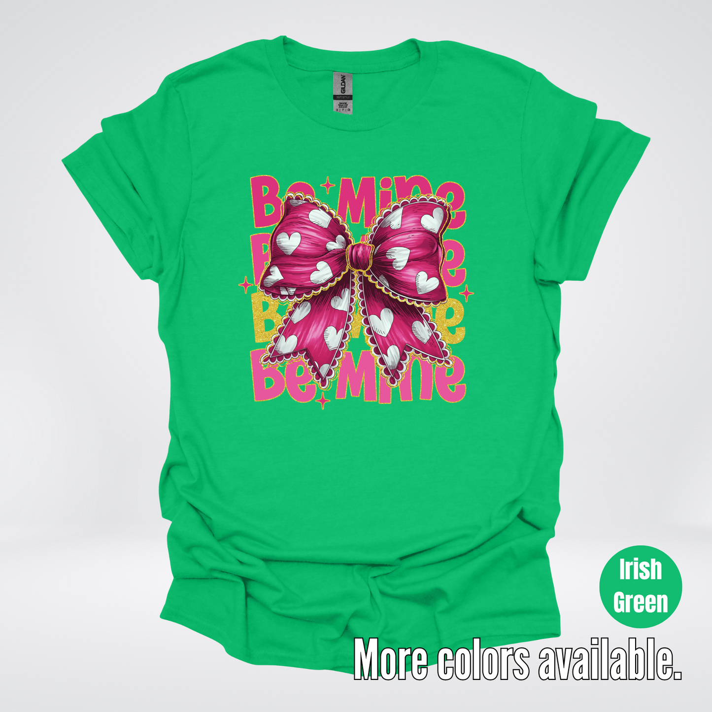 Be Mine Coquette Pink & Gold T-Shirt