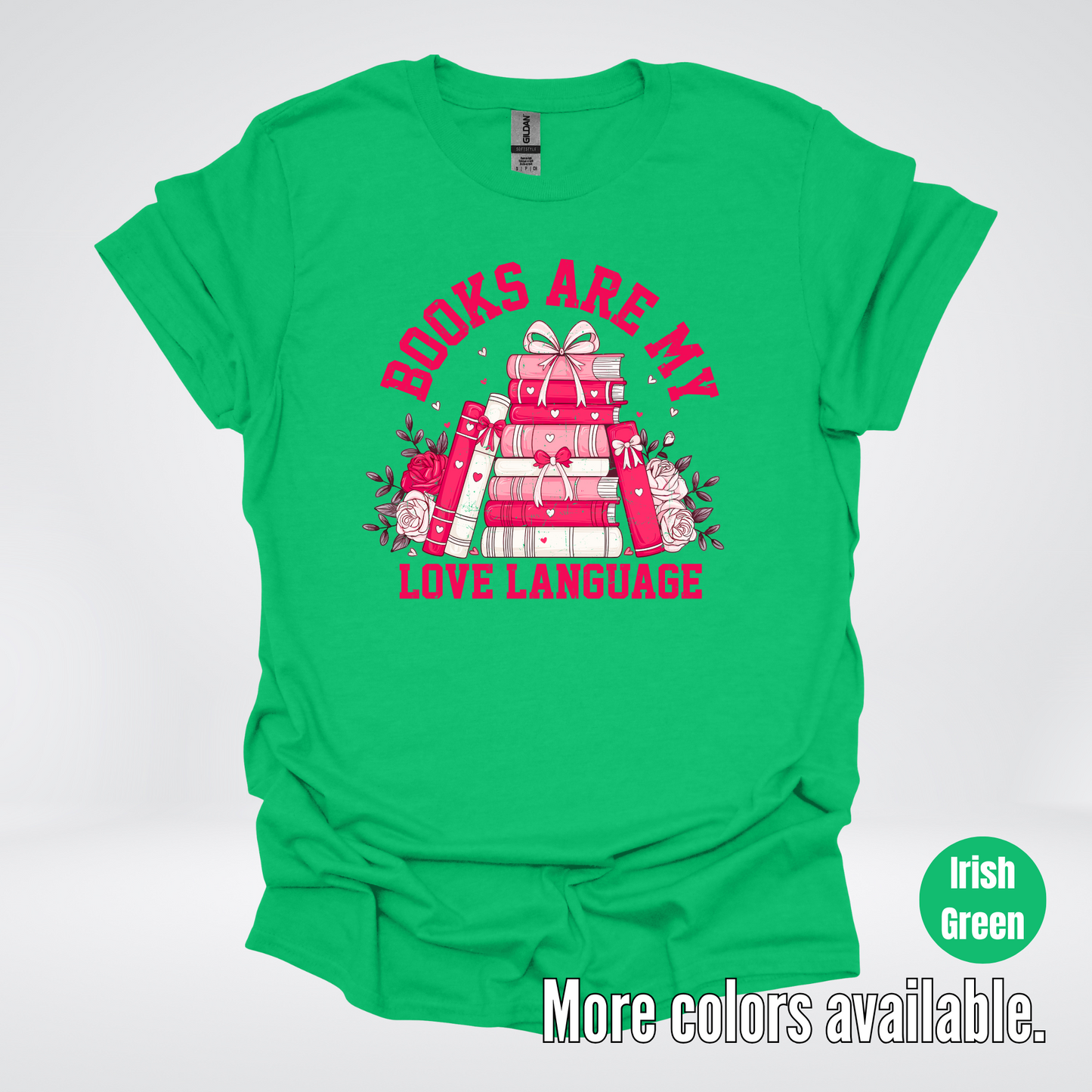 Books Are My Love Language Coquette T-Shirt