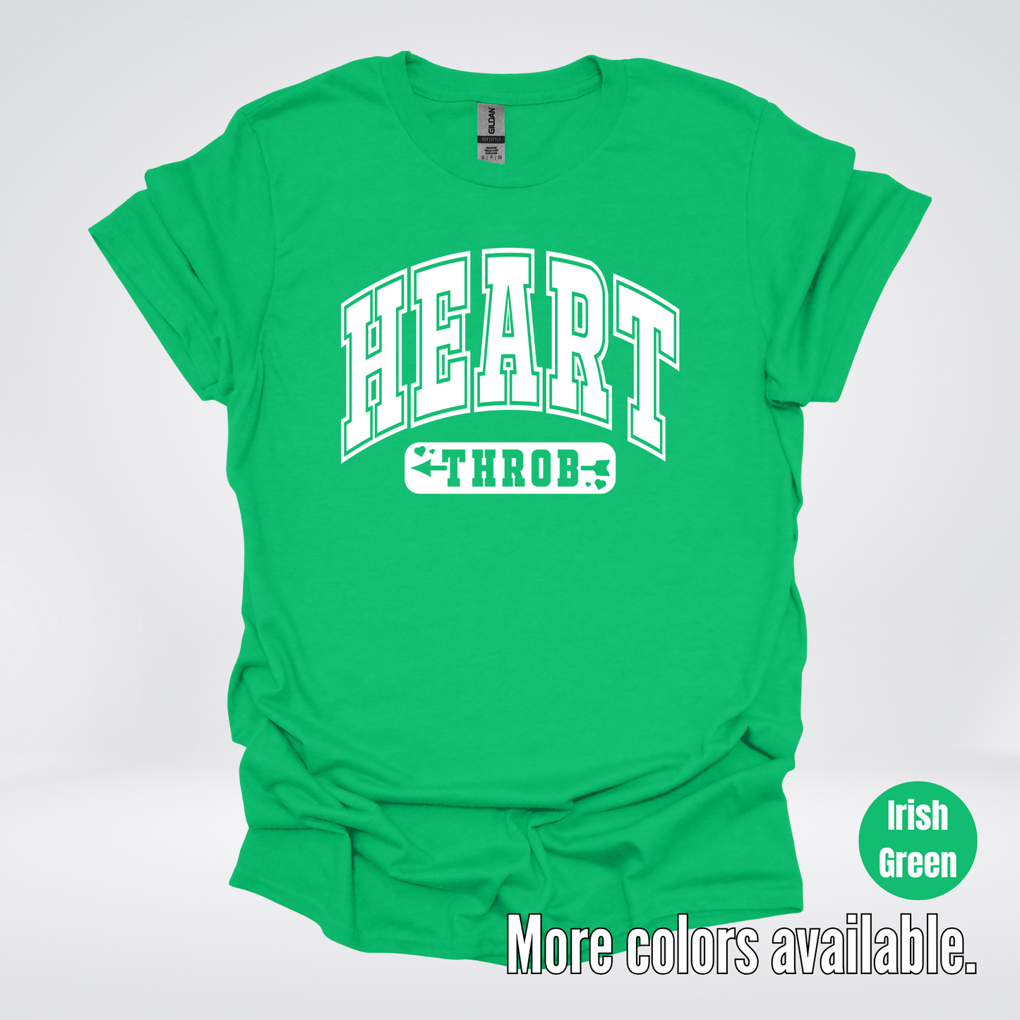 Heart Throb - White Design - T-Shirt