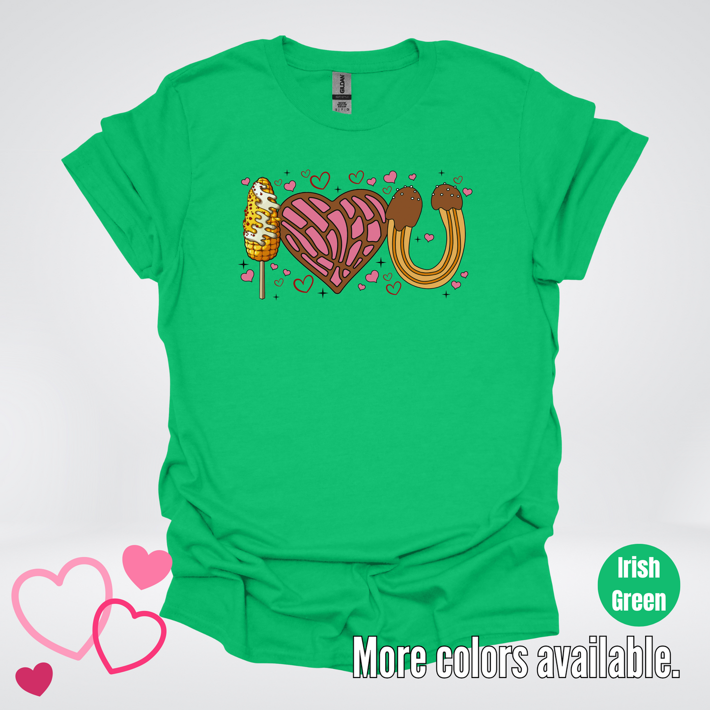 I Love You Elote Concha Churro T-Shirt