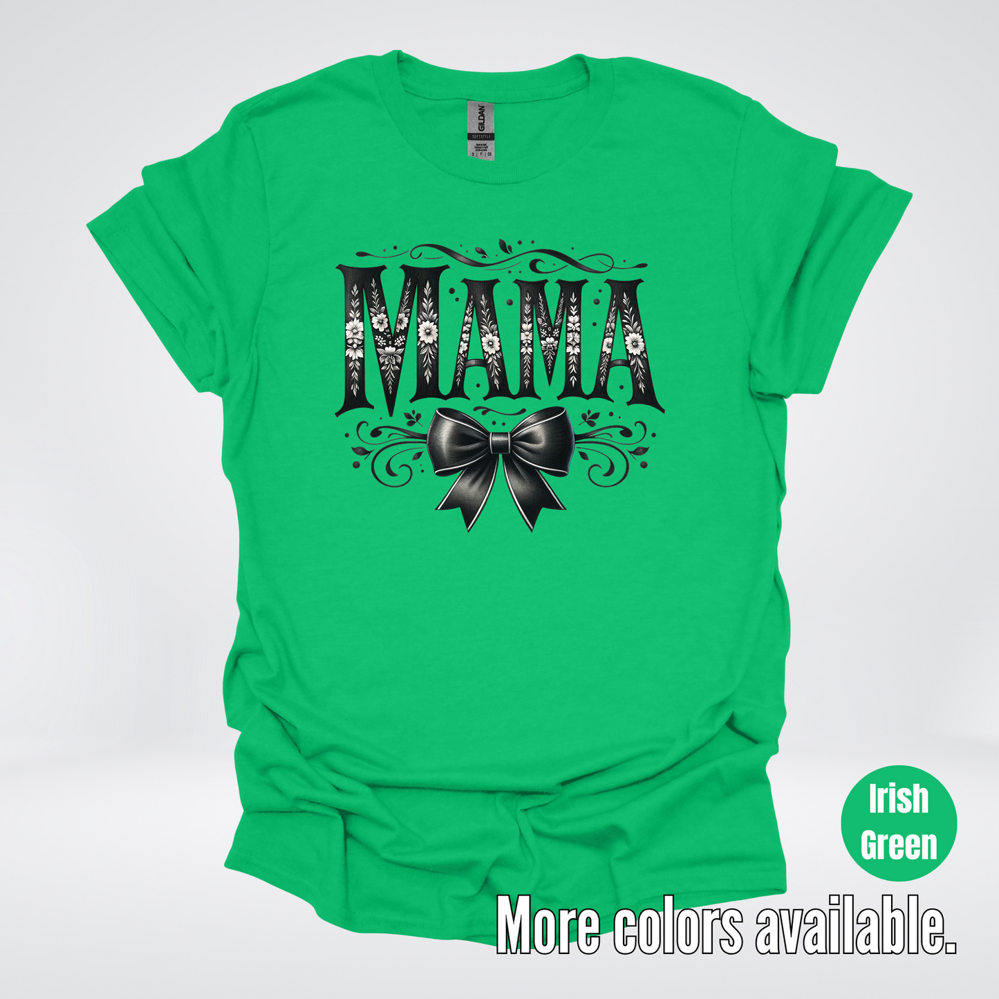 Mama Black & White Coquette T-Shirt