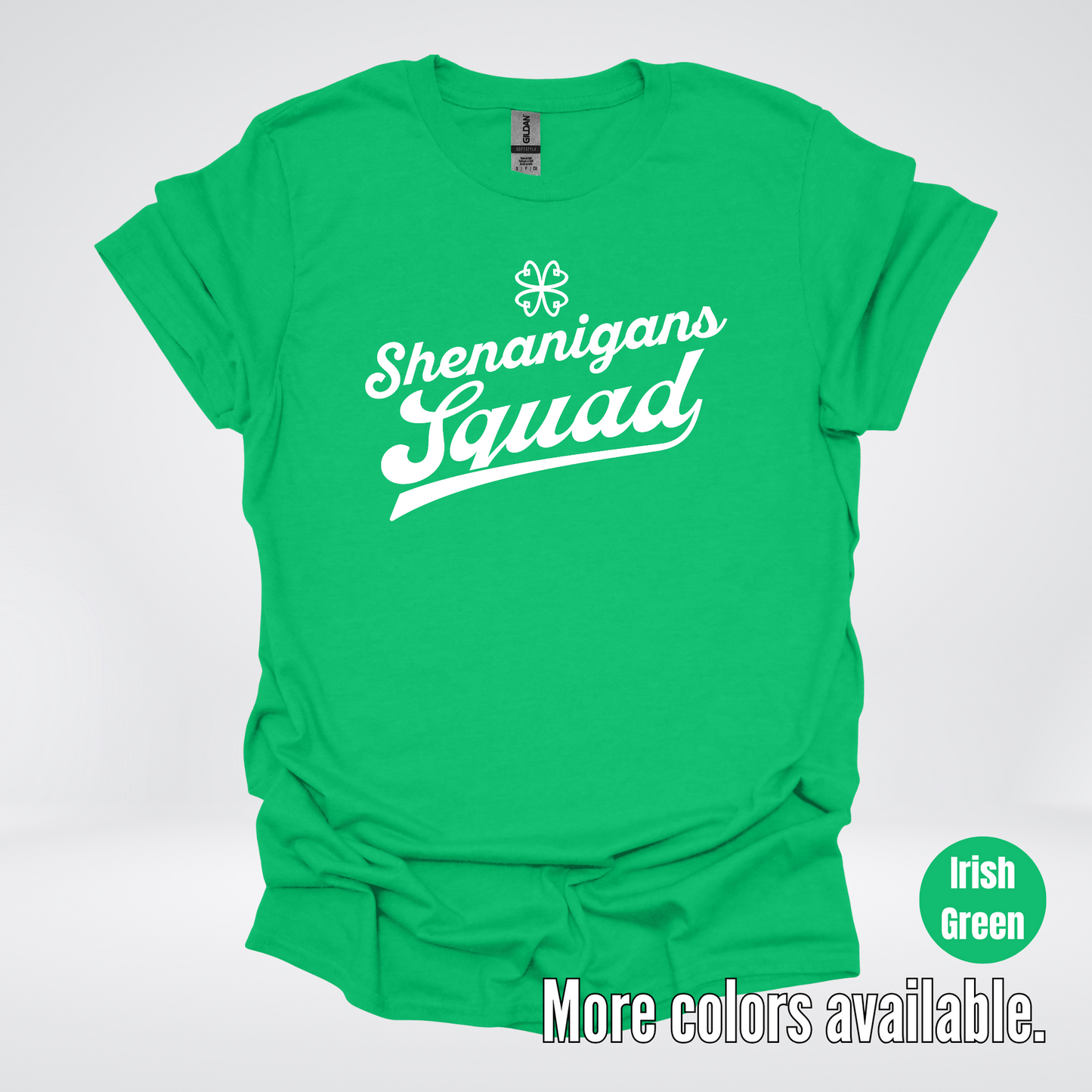 Shenanigans Squad - White Design - St. Patrick's Day T-Shirt