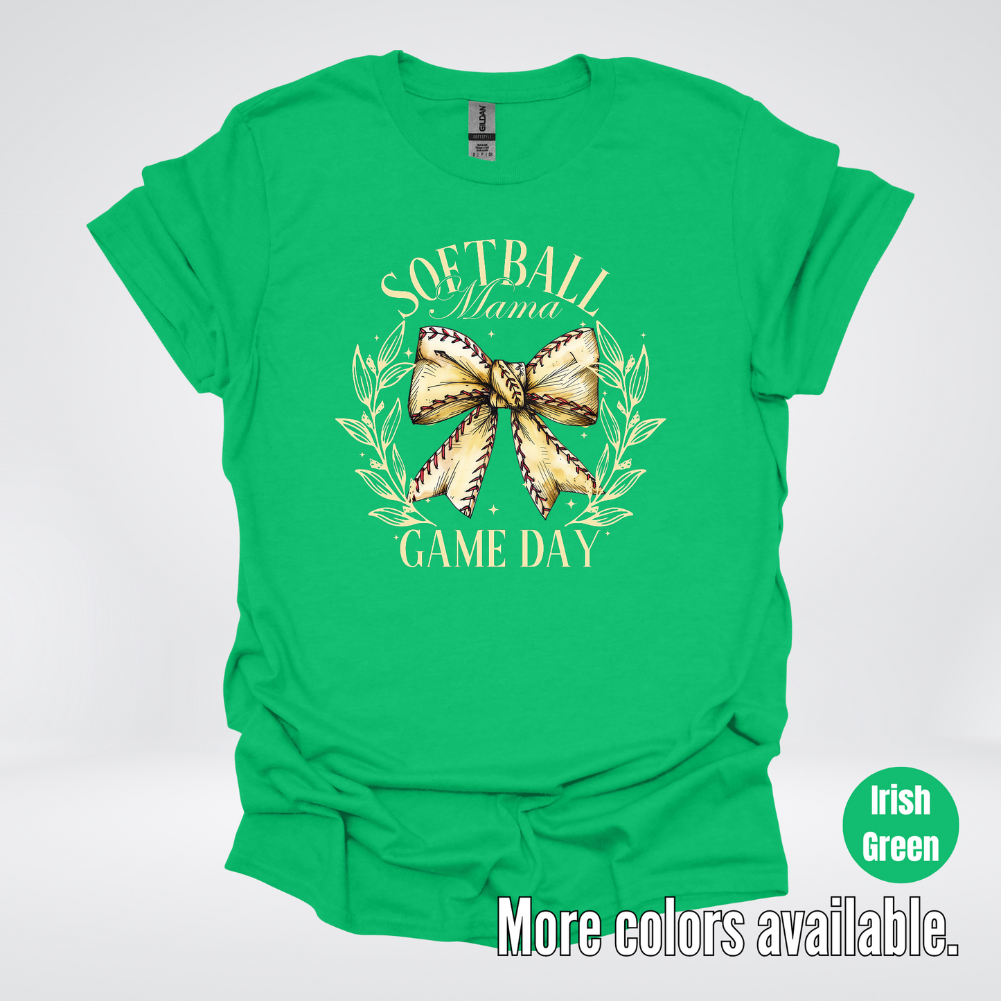 Softball Mama Game Day Coquette T-Shirt