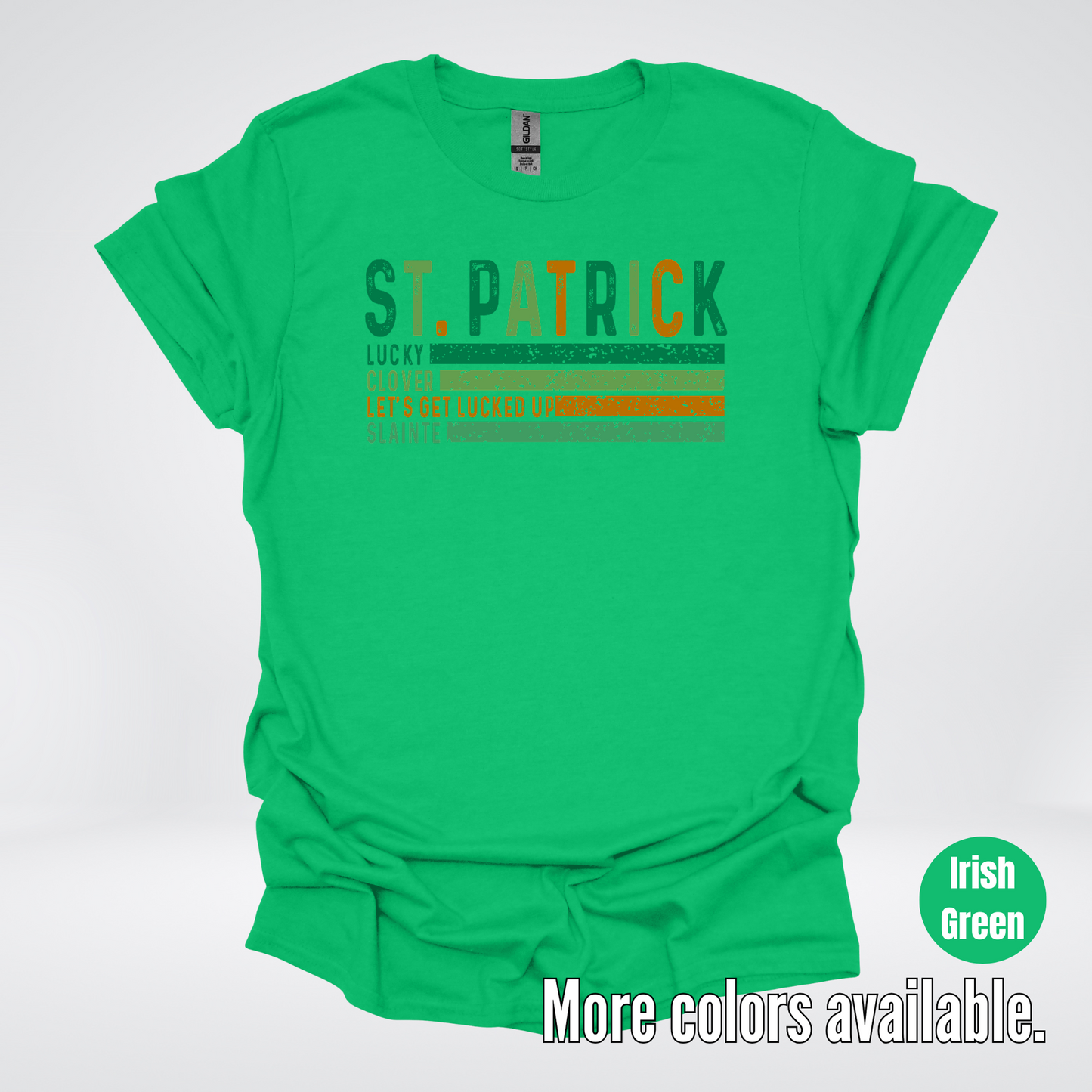 St. Patrick's Lucky Clover Let's Get Lucked Up Slainte St. Patrick's Day T-Shirt