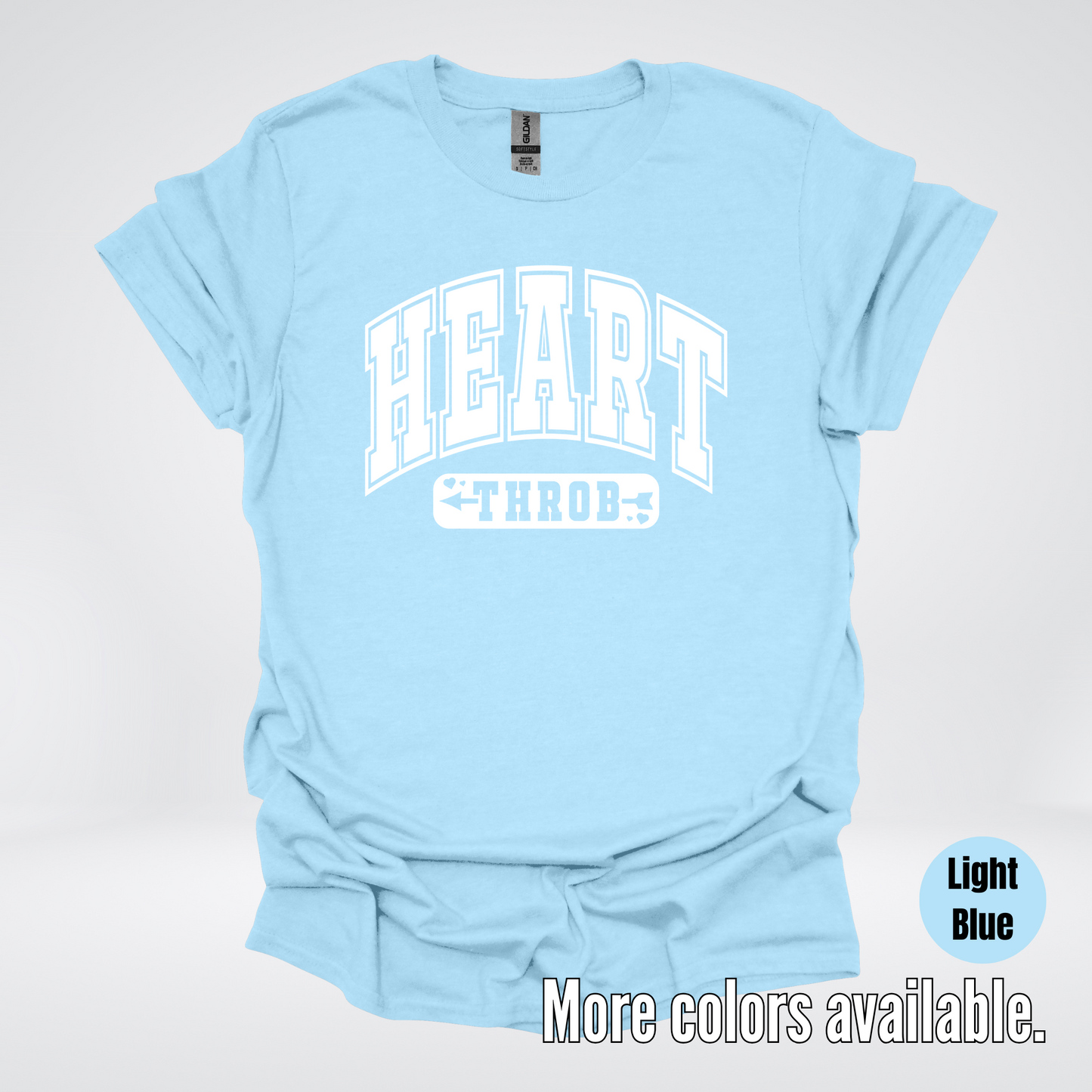 Heart Throb - White Design - T-Shirt