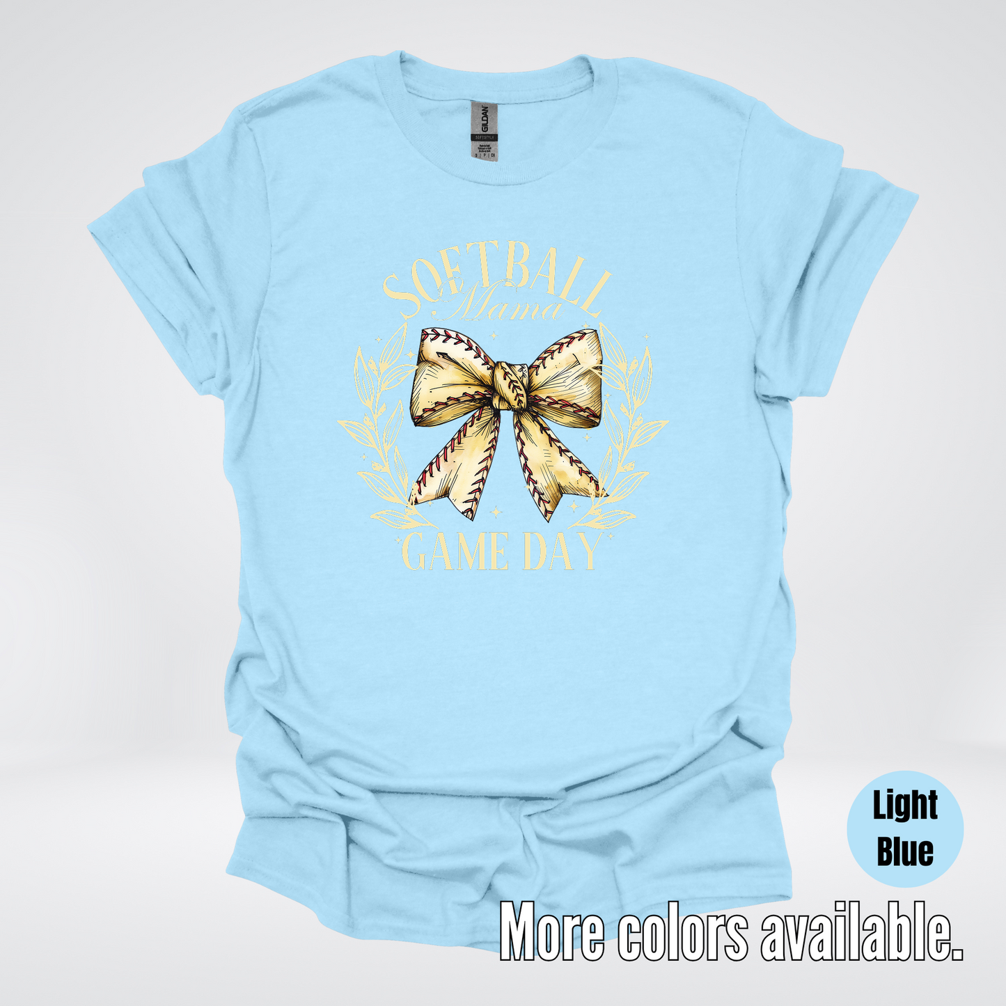 Softball Mama Game Day Coquette T-Shirt