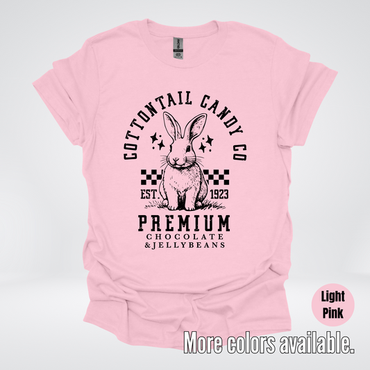 Cottontail Candy Co Premium - Black Design - Easter T-Shirt
